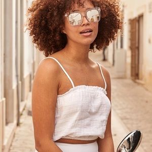 Aerie smocked tank top